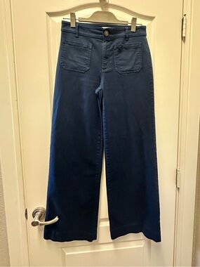 Loft | Palmer Wide Leg Pants in Twill